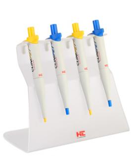 clinipet pipettes on a stand